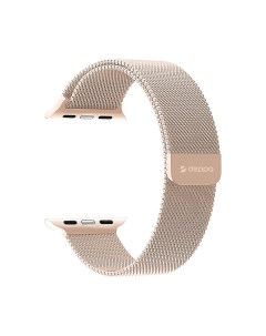 Ремешок Band Mesh для Apple Watch 42 44 mm Stainless Steel Gold Deppa