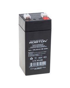 Свинцово кислотный аккумулятор VRLA4 4 5 4В 4 5Ач Robiton