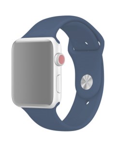 Ремешок для Apple Watch 1 6 SE силиконовый 42 44 мм Синий APWTSI42 03 Innozone