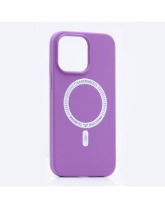 Чехол MageSafe для iPhone 14 фиолетовый Silicone case