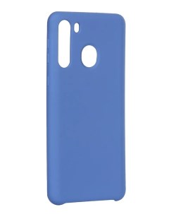 Чехол для Samsung Galaxy A21 Silicone Cover Blue 16842 Innovation