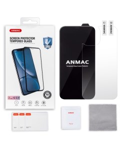 Защитное стекло для iphone 12 Mini пленка назад 3D черный усиленное Anmac