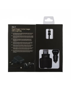 Сетевое зарядное устройство 1 USB 2 1 A black Zetton