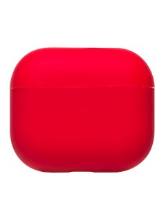 Чехол для кейса наушников Apple AirPods 3 силиконовый Soft Touch красный Promise mobile