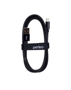 Кабель для iPhone USB 8 PIN Lightning черный длина 1 м I4303 Perfeo