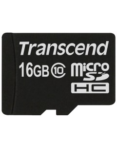 Карта памяти Micro SDHC Premium TS16GUSDC10 16GB Transcend