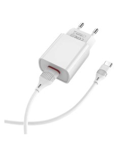 Сетевое зарядное устройство Type C на USB 2 1A BA48A EU белый Borofone