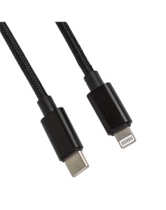 USB C кабель LP Apple Lightning 8 pin Power Delivery 18W в текстильной оплетке коробка Liberty project