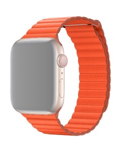 Ремешок для Apple Watch 1 2 3 4 5 магнитный 38 40 mm Orange APWTMA38 13 Innozone