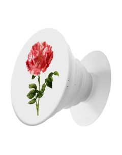 Пластмассовый держатель для телефона Попсокет Рисованная роза Krutoff