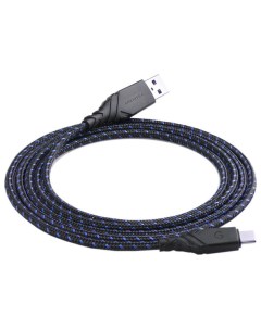 Кабель NyloGlitz micro USB USB A 2 0 1 5 м синий Energea