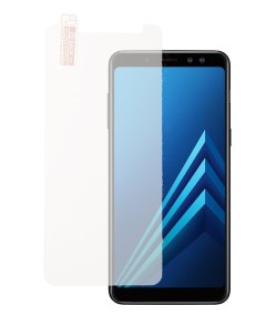 Защитное стекло без рамки для Samsung Galaxy A8 2018 прозрачное Aks-guard