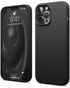Чехол для iPhone 13 Pro Max Soft silicone Black Elago