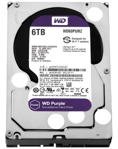 Жесткий диск Purple 6ТБ 60PURZ Wd