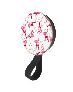 Кольцо держатель с зеркалом для телефона Природа Фламинго Krutoff