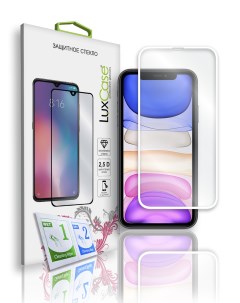 Защитное полноклеевое стекло для iPhone X XS 11 Pro 2 5D Черная рамка 78154 Luxcase
