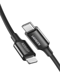 Кабель USB C to Lightning Cable M M ABS Shell 1m US171 Black 60751 Ugreen