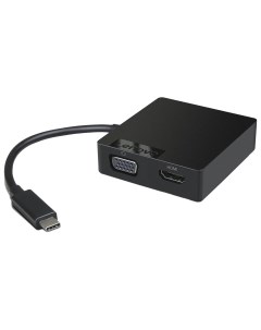Адаптер USB Type C HDMI VGA USB A RJ45 M F Black 4X90M60789 Lenovo