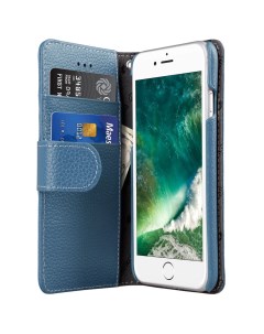 Чехол для Apple iPhone 7 8 Wallet Book Type Blue Melkco