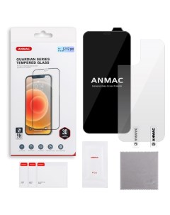Защитное стекло для iPhone 12 12 Pro пленка назад 3D черный Anmac