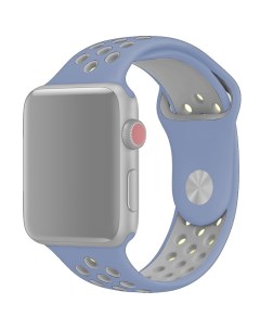 Ремешок APWTSIH42 31 для Apple Watch 1 6 SE 42 44 мм Светло голубой Серый Innozone