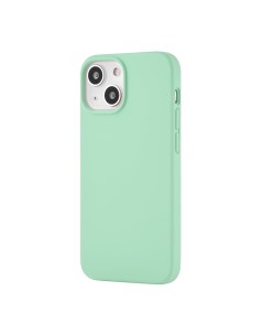 Чехол Touch Case Liquid silicone для iPhone 13 mini зеленый Ubear