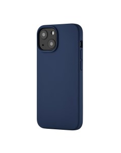 Чехол Touch Case Liquid silicone для iPhone 13 mini синий Ubear