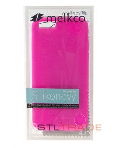Силиконовый чехол для iPhone 6 4 7 Poly Ultima прозрачный красный Melkco