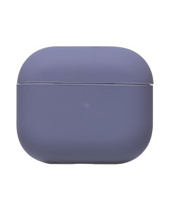 Чехол для кейса наушников Apple AirPods 3 силиконовый Soft Touch серый Promise mobile