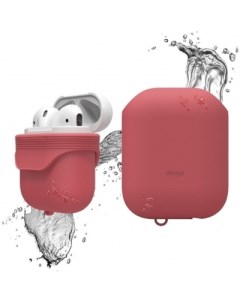 Чехол Waterproof Hang Case для Airpods Red Elago