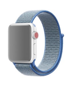 Ремешок для Apple Watch 1 6 SE нейлоновый 38 40 мм Серо голубой APWTNY38 20 Innozone