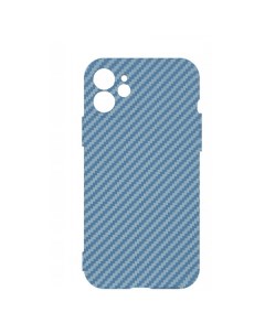 Чехол Iphone 12 Carbon Matte голубой Luxó