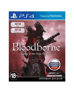 Игра Bloodborne Порождение крови Game of the Year Edition для PlayStation 4 From software