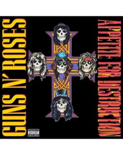 Guns N Roses Appetite For Destruction LP Geffen records