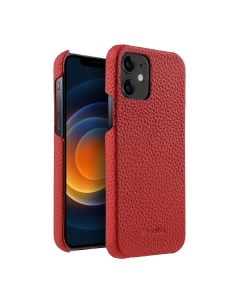 Кожаный чехол накладка для Apple iPhone 12 12 Pro 6 1 Snap Cover красный Melkco