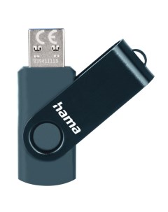 Флешка Rotate USB 3 0 128GB 90MB s petrol blue 128 ГБ 59165 Hama