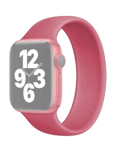 Ремешок для Apple Watch 1 6 SE 38 40 мм силиконовый 128мм Розовый Innozone