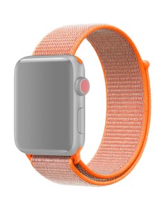 Ремешок для Apple Watch 1 2 3 4 5 neylon 42 44 mm Orange APWTNY42 04 Innozone