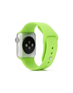 Ремешок силиконовый для Apple Watch 44мм зеленый Nobrand