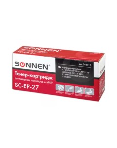 Картридж для лазерного принтера SC EP 27 черный совместимый Sonnen