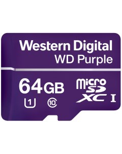 Карта памяти Western Digital Micro SDXC D064G1P0A 64GB Wd