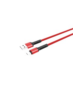 LS63 USB кабель Micro 1m 2 4A медь 86 жил Red Ldnio