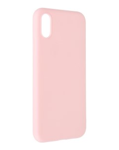 Чехол для Apple iPhone XS Soft Touch Light Pink ASTIXSPK Alwio