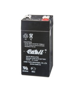 Свинцово кислотный аккумулятор CA445 4В 4 5Ач Casil