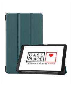 Чехол книжка на планшет Samsung Galaxy Tab A 8 0 T295 T290 темно зеленый Case place