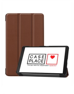 Чехол книжка на планшет Samsung Galaxy Tab A 8 0 T295 T290 коричневый Case place
