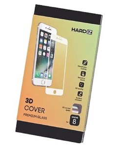 Защитное стекло для Apple iPhone 8 White Hardiz