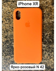Силиконовый чехол накладка для Apple Iphone XR Ярко розовый 42 Dodobazar