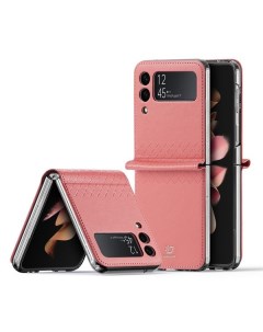 Чехол для Samsung Z Flip3 5G Bril series розовый Dux ducis