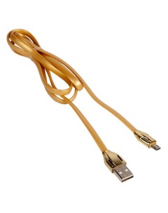 Кабель USB Laser RC 035m Laser LED для Micro USB 2 0А длина 1 0м золотой Remax